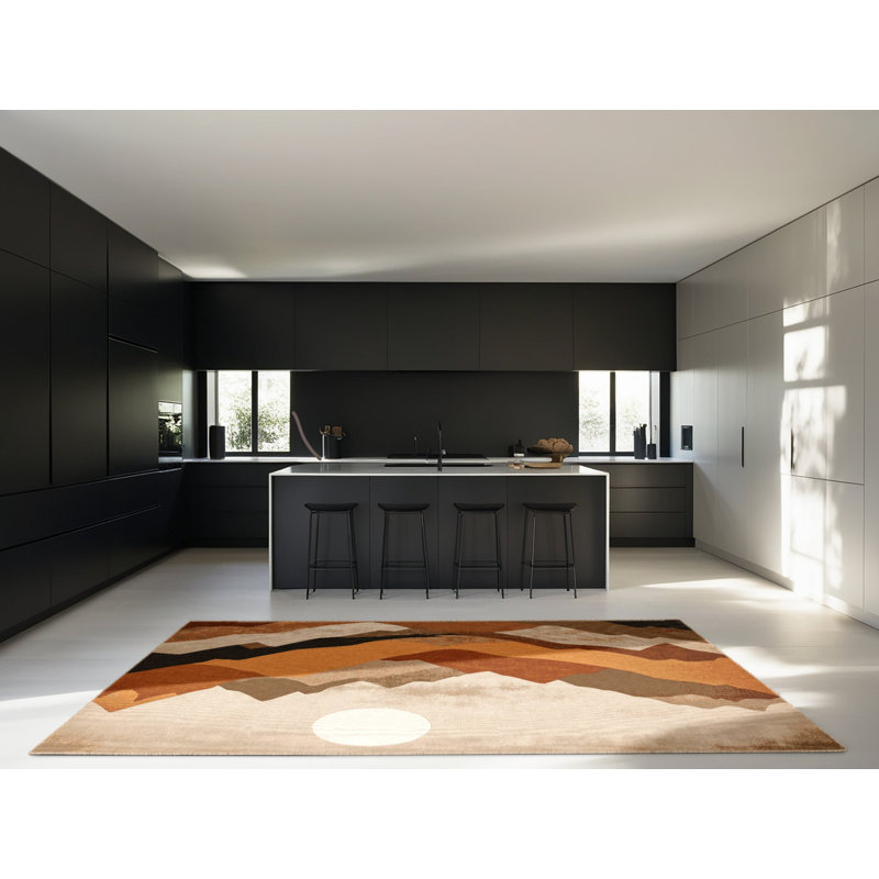 Shadowed Mesa Rug, Round 4'