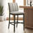 Colefax Rubberwood Barstool With Fabric Seat-752934016-752934020-757152085