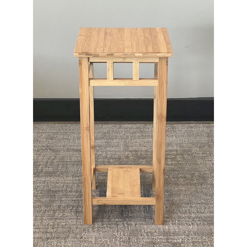 Zen Plant Stand Telephone Table with Bottom Shelf