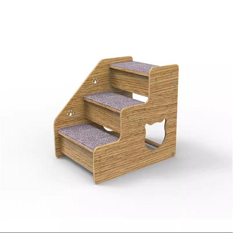 Escalier pour animaux en bois