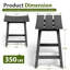 Tabouret de comptoir de cuisine Backless-778717200-773046084
