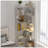 6 Tier Freestanding L-Shaped Corner Bookshelf With Anti-Drop Panels And Anti-Tipping Device, Perfect For Home And Office Organization-724448501