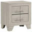 Table de chevet 2 tiroirs Rustic Cream