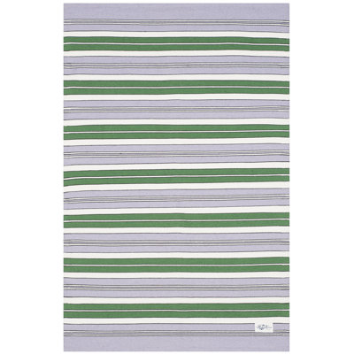Racing Point Flatweave Striped Area Rug