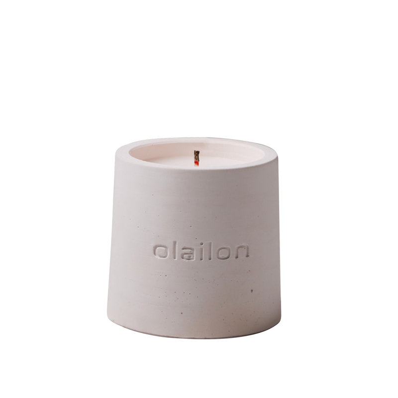 Candly Scented Tumbler Candle with Concrete Holder