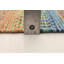 Tapis rouge / beige / bleu en laine Kilim