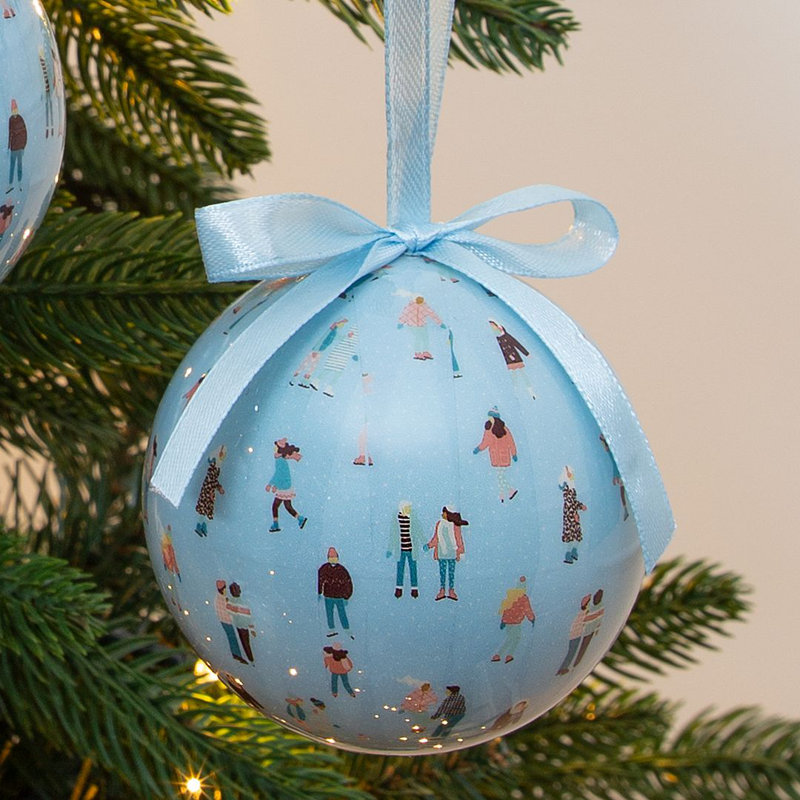 15.5cm Solid Colour Shatterproof Ball Ornament