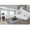 Canapé modulaire rembourré ivoire 6 pièces Keyes Boucle