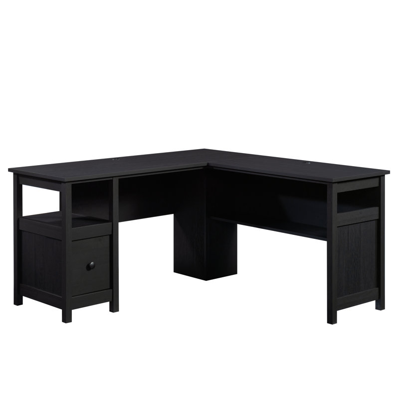 Bureau traditionnel en L avec tiroir classeur