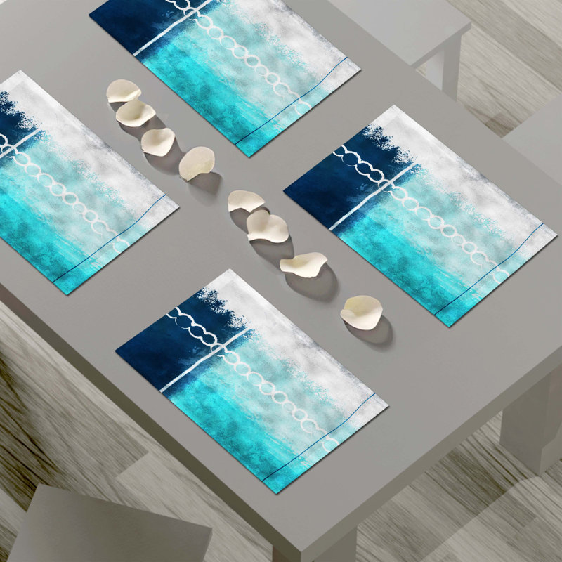 Napperon abstrait en polyester