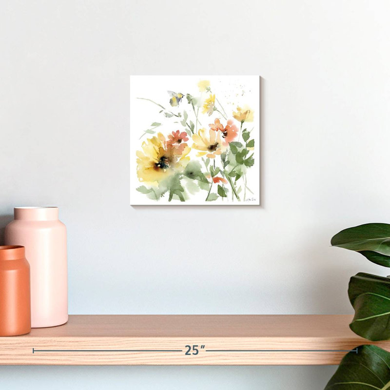 Harnek Sunflower Meadow I, 10" H x 10" W