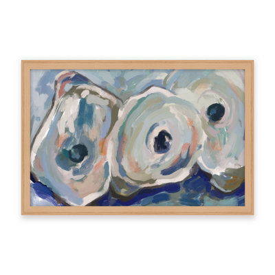 Coastal Retreat Pearlescent Elegance: Oyster Abstract