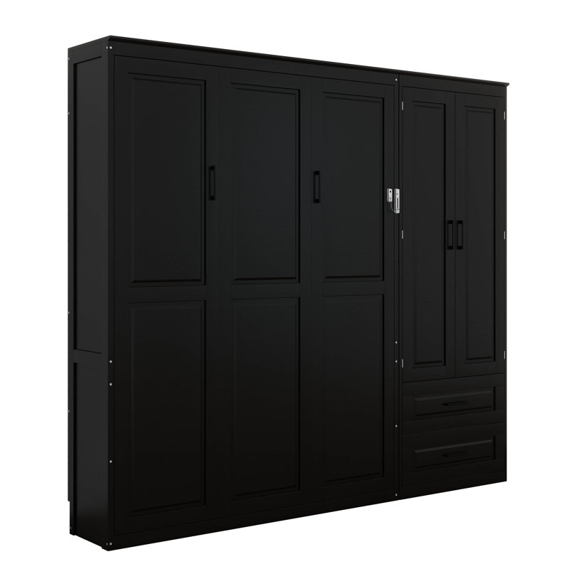 Upholstered Bed, Black