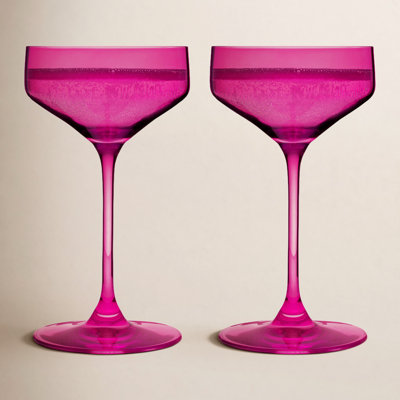 Reserve Nouveau Crystal Coupe Glasses