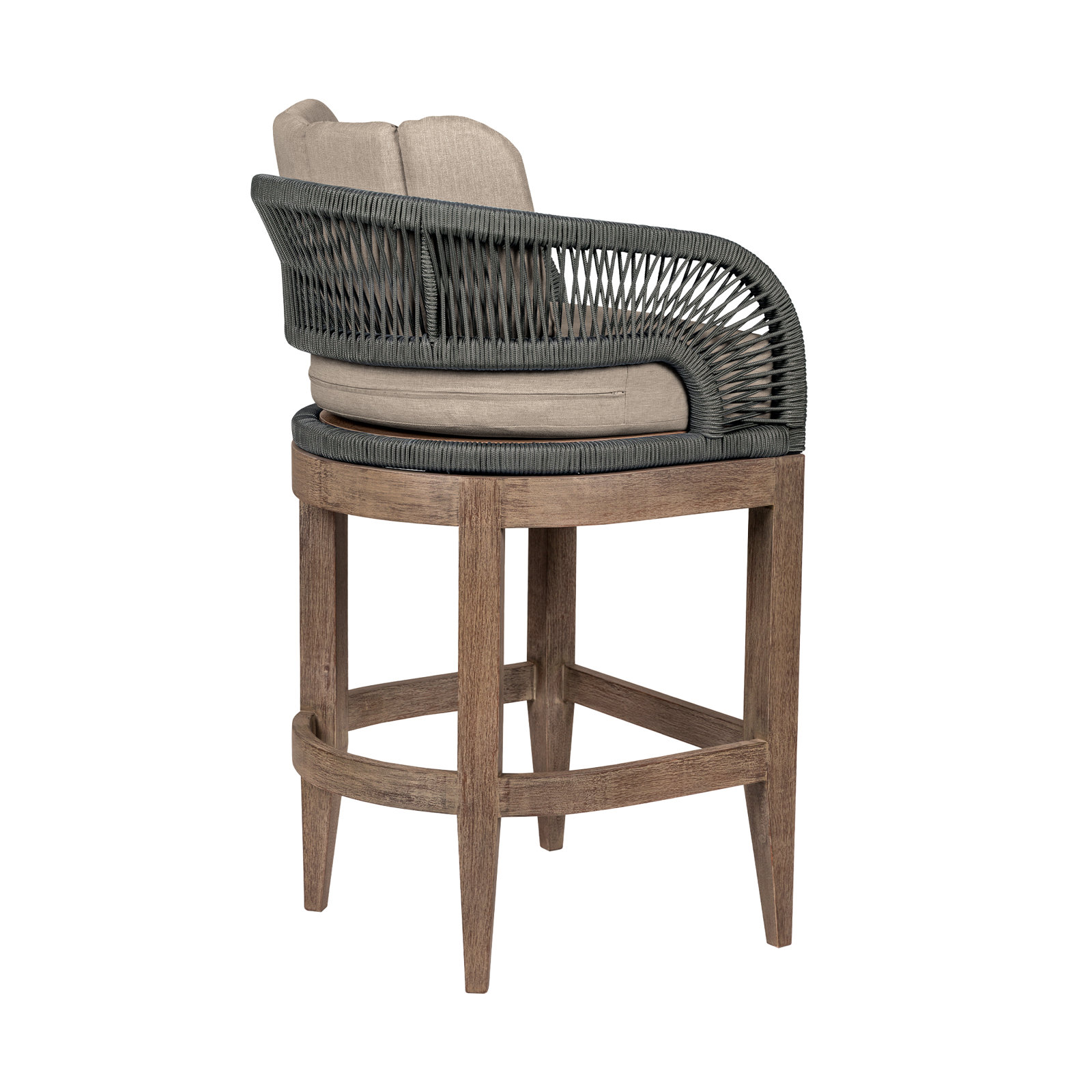 Eucalyptus Patio Bar Stool, 30" H