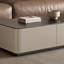 Table de bout rectangulaire en cuir Saddle-106325213