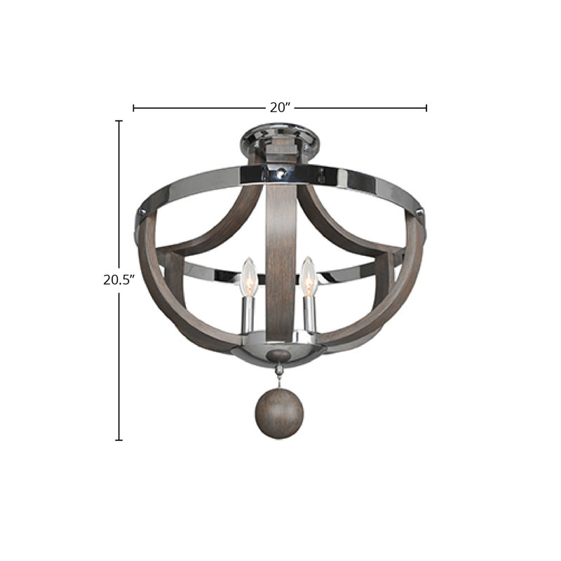 Sharco 3 LT Chrome poli semi-encastré Kalco Sharlow