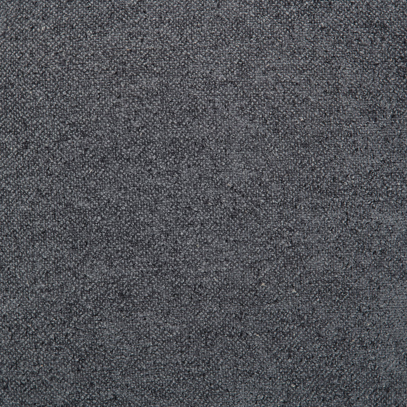 Octavia Upholstered Rectangular Ottoman Charcoal Gray, Gray