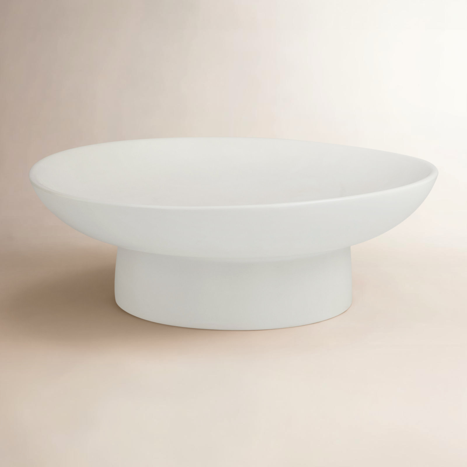 Mable Stoneware Decorative Bowl 1, White