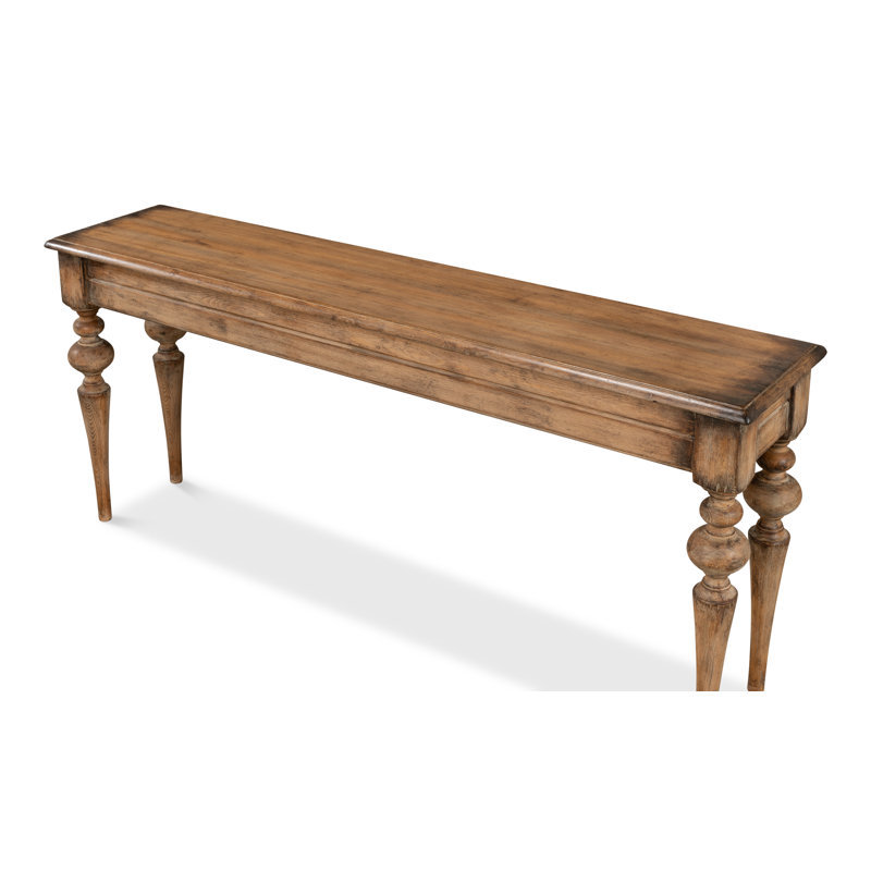 Hudson 73'' W Solid Wood Console Table, Brown