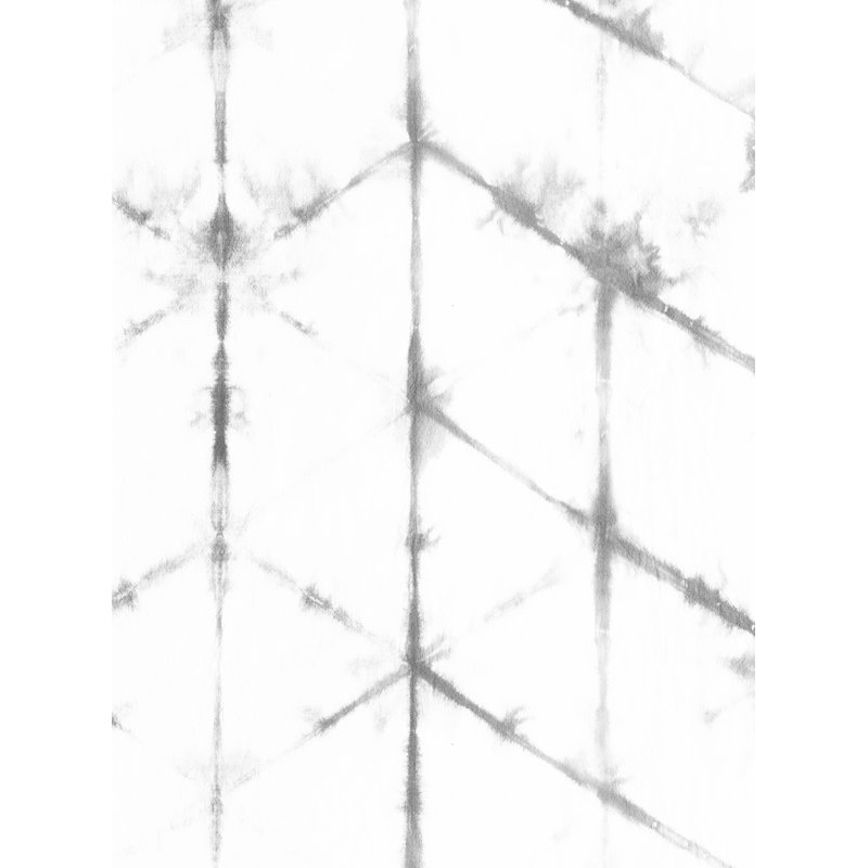Rouleau de papier peint adhésif Tie Dye, Gris, L 2 pi x L 18 pi