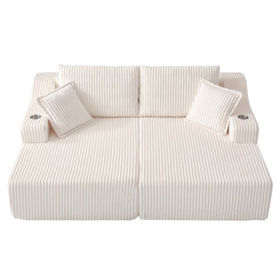 Chaise longue surdimensionnée de 83 po