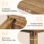 Solid Wood Executive Desk