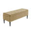 Paris Striped Ottoman Storage Bench - Upholstered Plush Velvet Shoes Bench with Black Turned Wooden Legs-1779234555-1779234509