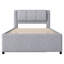 Lit plateforme double avec lit gigogne et lit gigogne double