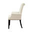 Fauteuil rembourré en tissu