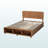 Aliza 4-Drawer King Size Platform Storage Bed, Brown 58.04'' H X 91.20'' L X 80.47'' W-980118034