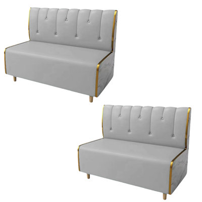 Faux Leather Upholstered Bench