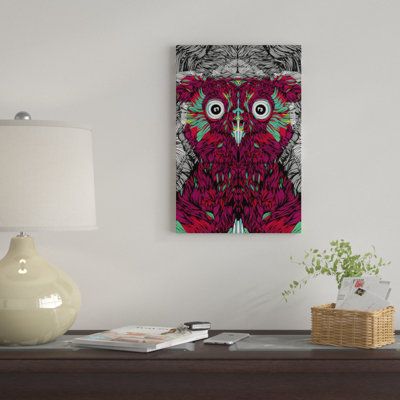 «Owl You Need Is Love» par Danny Ivan - reproduction d'art sur toile tendue
