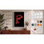 Neon Dolphin Leap Minimalist - Wrapped Canvas-574904904-574904918