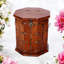 Solid Wood Abstract Accent Chest