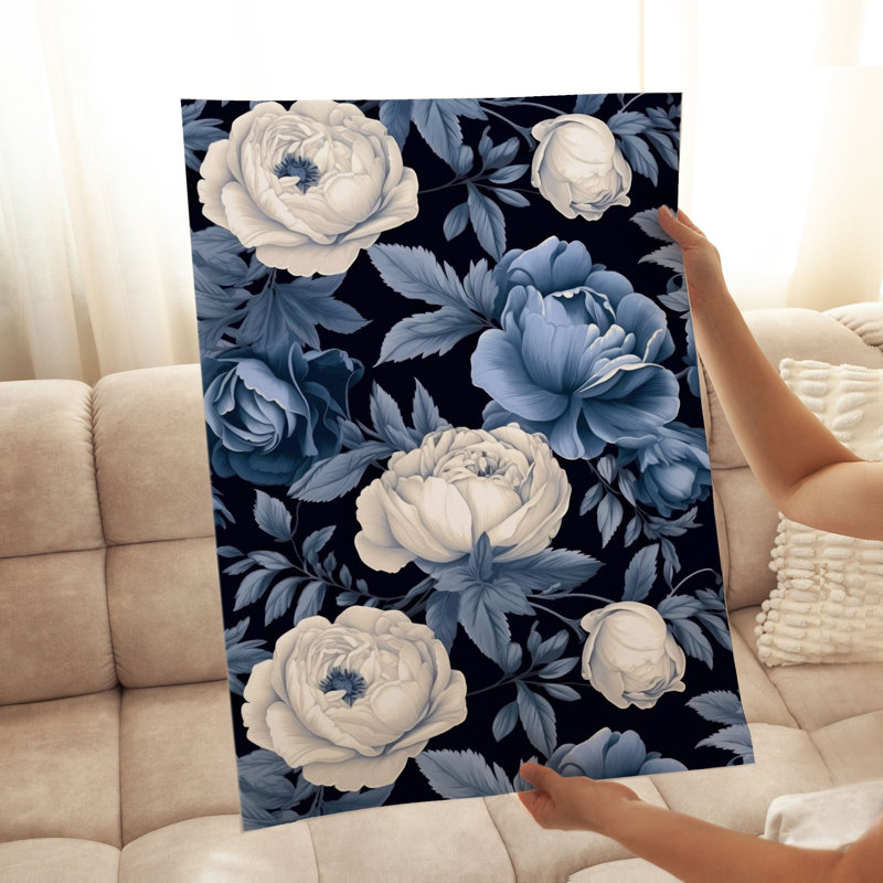 Art floral de William Morris, H 14 po x l 11 po