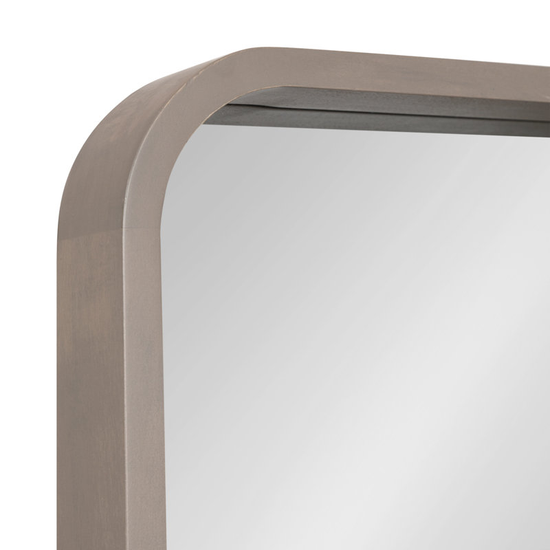 Miroir d'appoint Gravley, Gris, 30 po x 20 po
