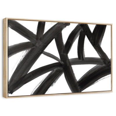 Abstrait de routes noires