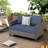 Wicker Outdoor Loveseat with Cushions-100782422