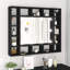 Ivenita Flat Makeup / Shaving Mirror with Shelves-403490261