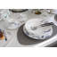 Marble Azure Bone China Dinner Plate