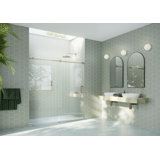 Astro 68 - 72 in. x 78 in. Fully Frameless Glass Sliding Shower Door