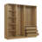 67.1" W Freestanding Closet System With Drawers-208443719