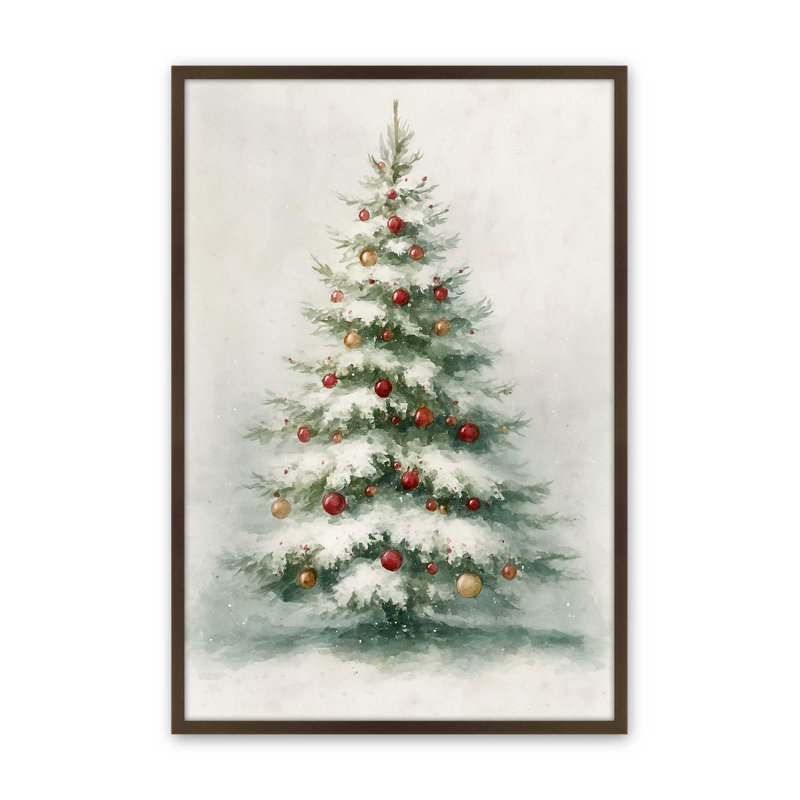 Reproduction d'art Evergreen Glow, 12 po x 16 po, Brun Belvinder