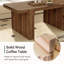 Solid Wood Coffee Table, 47-inch Centre Table