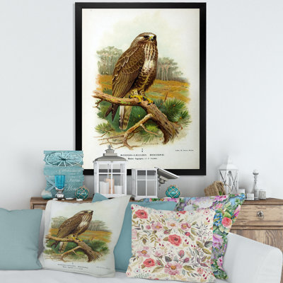 Vie d'oiseau rétro - peinture sur toile