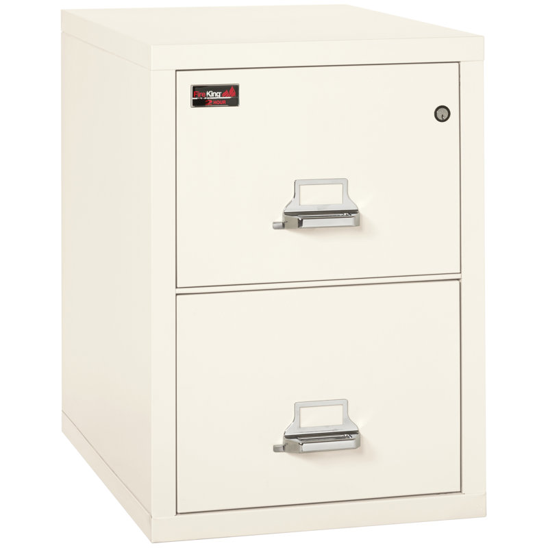 Fireproof 19'' Wide 4 -Drawer Steel File Cabinet, Parchment Combination Lock, 21.31"W