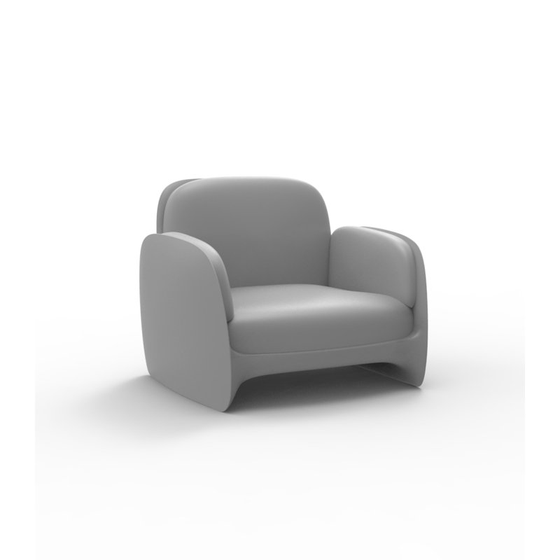 Fauteuil avec coussins Pezzettina, Acier