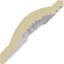Moulure couronnée à couronne H 4 po x P 4 po x P 5 5/8 po x L 94 1/2 po (répétition 6 po)