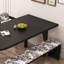 Black Durable Ash Wood Tabletop Dining Table-760189430